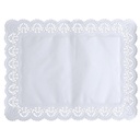 Kagepapir, 30x40cm, 40 g/m2, hvid, papir, udhugget, rektangulær, (100 stk.)