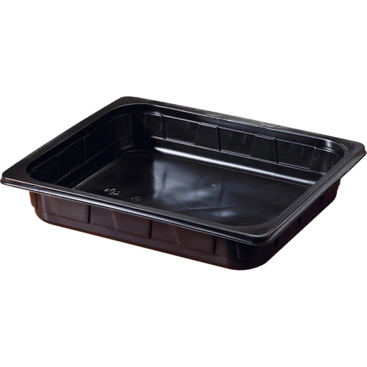 Bakke, 1/2gn, PP, sort, 1-rums, 2700 ml, 325x265x40mm, Duni, (100 stk.)