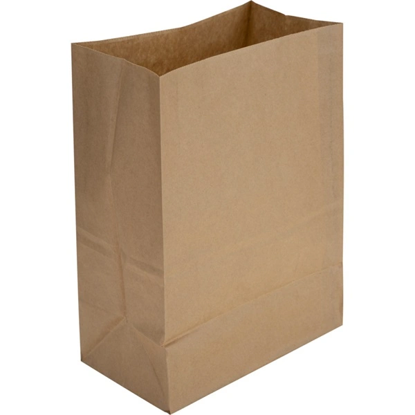 [32278] Klodsbundspose, 22x12,5x35cm, 10 l, brun, papir, uden hank, med sidefals, (300 stk.)