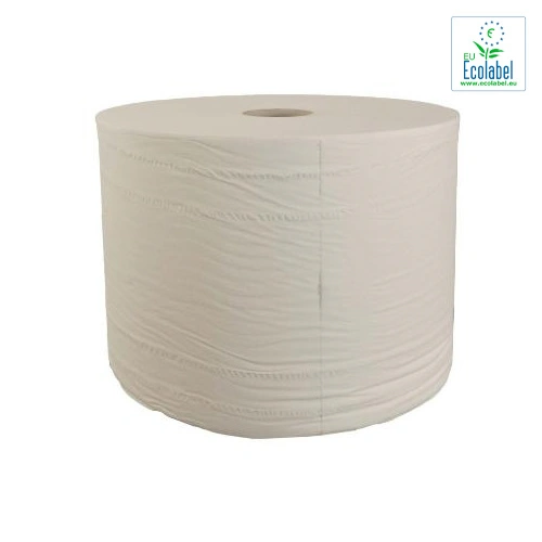 Industrirulle, Extra Soft, 1-lags, Ø38cm, 33cmx1200m, nyfiber, hvid, (1 stk.)
