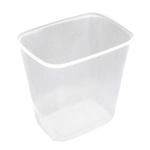 [32330] Salatbæger, 10,5x8x10,2cm, 500 ml, klar, PP, Tilhørende: 10330 (1000 stk.)