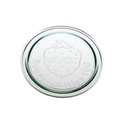 Låg, Weck, Ø10,8cm, til Patentglas, glas, (1 stk.)