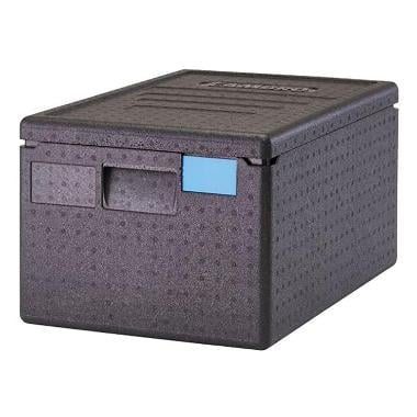 [32335] Termokasse, Cambro, 1/1GN, 46L, 60x40x31.6cm, med, låg, EPP, Sort, (1 stk.)