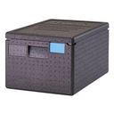 Termokasse, Cambro, 1/1GN, 46L, 60x40x31.6cm, med, låg, EPP, Sort, (1 stk.)