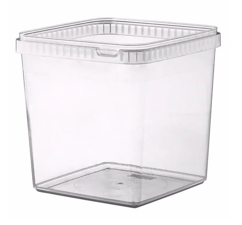 [32365] Condibøtte, fryseegnet, GS-Basic, 19,2x19,2x19,2 cm, 5000 ml, klar, CPP, 1-rums, Tilhørende 23198, (12 stk.)