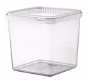 Condibøtte, fryseegnet, GS-Basic, 19,2x19,2x19,2 cm, 5000 ml, klar, CPP, 1-rums, Tilhørende 23198, (12 stk.)