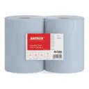 Aftørringsrulle til industri, 2-lag, Ø29 cm, 38 cm x 360 m, blå, mix, 464309 Katrin XXL, (2 stk.)