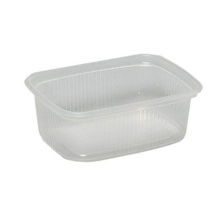 [11172] Plastbakke, 10,5x8x5cm, 250 ml, klar, PP, Tilhørende: 10330 (1000 stk.)