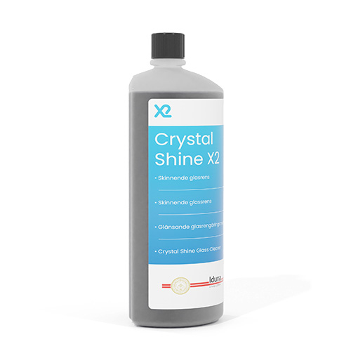 [11231] Skinnende glasrens, 325 ml, Crystal Shine, EU-Blomst, Evolution X2, (1 stk.)