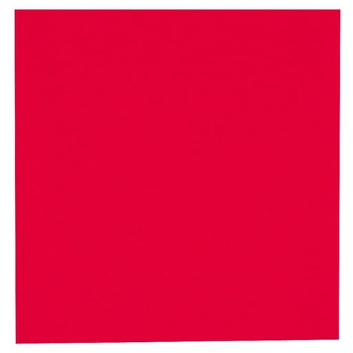 Middagsserviet, 3-lags, 1/4 fold, 40x40cm, Svanemærket, rød, nyfiber, (1400 stk.)