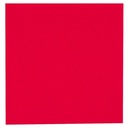 Middagsserviet, 3-lags, 1/4 fold, 40x40cm, Svanemærket, rød, nyfiber, (1400 stk.)