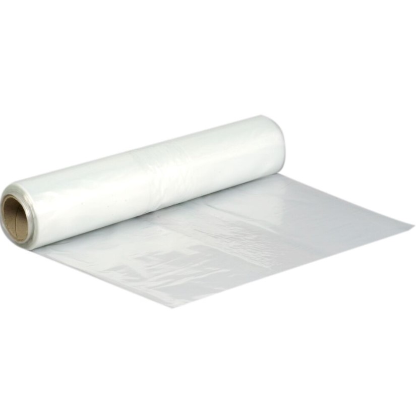 [33369] Affaldssæk på rulle m/ hylse, 125 l, 100x100cm, klar, LDPE/virgin, 50my, (1 rl á 200 stk) 