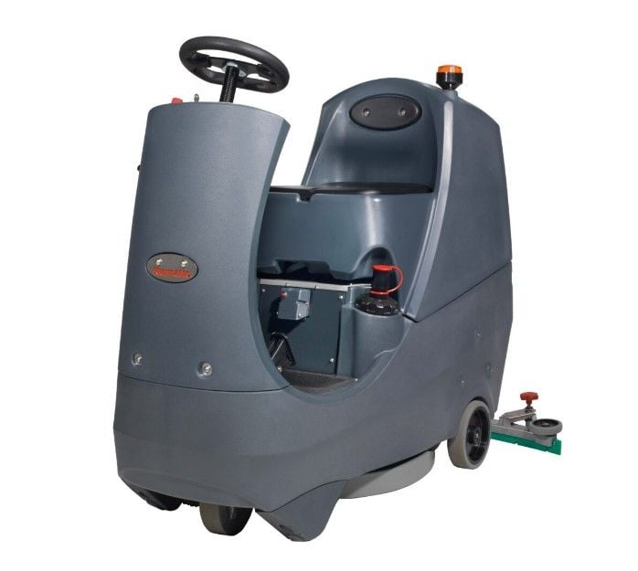 [11286] Gulvvaskemaskine, "Ride-on", 8 års batterigaranti, Numatic CRL8055/100T, inkl. 2 batterier, (1 stk.)