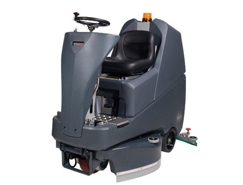 [11290] Gulvvaskemaskine (Ride-on), Numatic TRL720/150T, 8 års batterigaranti. inkl. 2x nylon-skurebørster & 3 NX1K batterier, (1 stk.)
