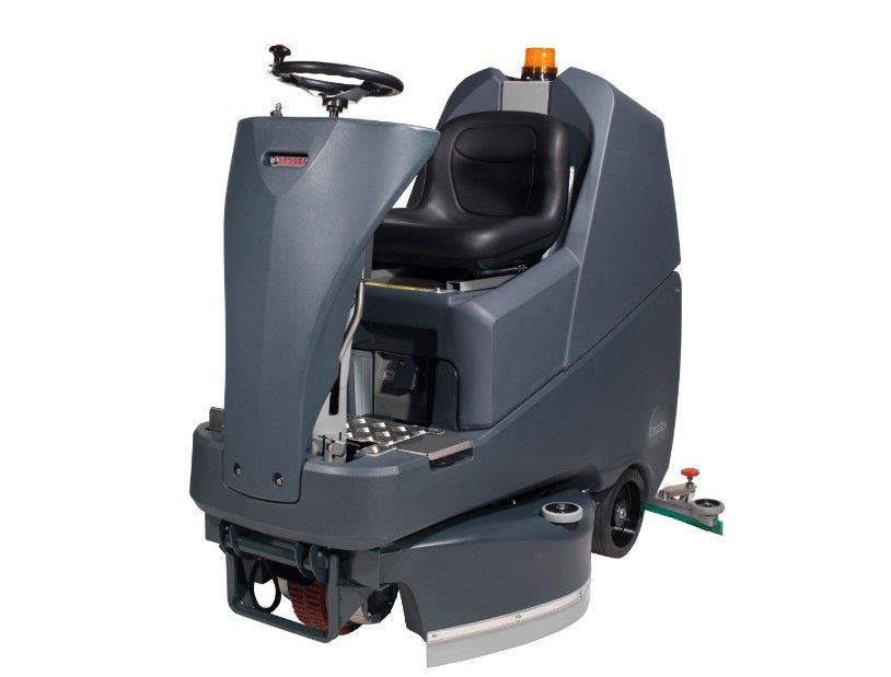 Gulvvaskemaskine, "Ride-on", Numatic TRG720/200T, inkl. 2x nylon-skurebørster, (1 stk.)