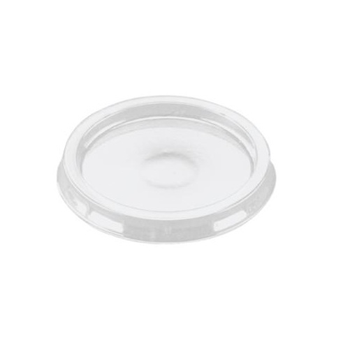 Låg til alubakke, snap-on, RPET, Klar, Ø8,5cm, (100 stk.)