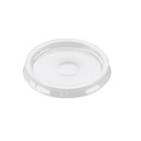 Låg til alubakke, snap-on, RPET, Klar, Ø8,5cm, (100 stk.)