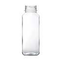 Bella 330ml Clear 30% RPET / 21gr. / 38mm 3-start Tethered / Semi Applied Black Cap / Box (170. stk)