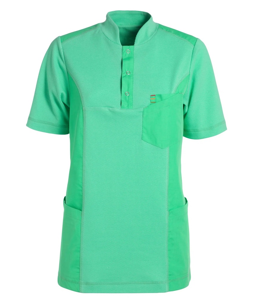 Unisex funktionspolo, forårsgrøn, 65/35% PES/CO, Kentaur, fra XS til 2XL (1 stk.)