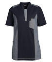 Unisex funktionspolo, navy/chambray grå, 65/35% PES/CO, Kentaur, fra XS til 2XL (1 stk.)
