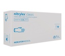 Nitrilhandsker, Hvid, Small, Mercator, Classic, Pudderfri, CAT III, (100 stk.)
