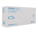 Nitrilhandsker, Hvid, Medium, Mercator, Classic, Pudderfri, CAT III, (100 stk.)