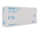 Nitrilhandsker, Hvid, Large, Mercator, Classic, Pudderfri, CAT III, (100 stk.)