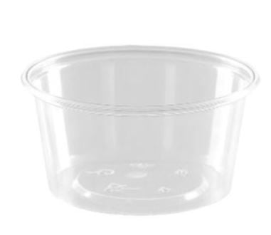 Dressingbæger, 80 ml, Ø72x35mm, rund, klar, PP, tilhørende 10804, (1000 stk.)