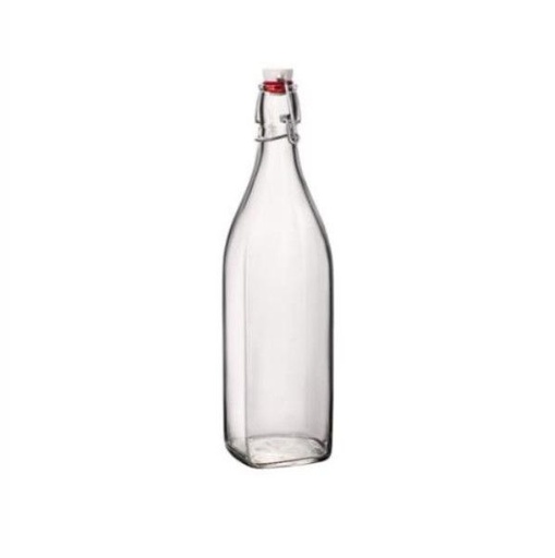 Flaske med patentprop, 1 ltr, Swing, Ø9.4x30.6 cm, (1 stk.)