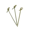 Grillspyd med sløjfe, 10 cm, bambus, brun, (100 stk.)