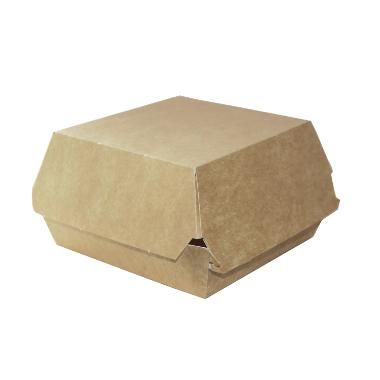 Burgerboks, brun, karton, 12x12x8,2 cm, (240 stk.)