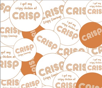 Crisp, Wrapping Papir, 30*40 cm, 40 gsm papir/PE, greaseproof, 1.000 stk.