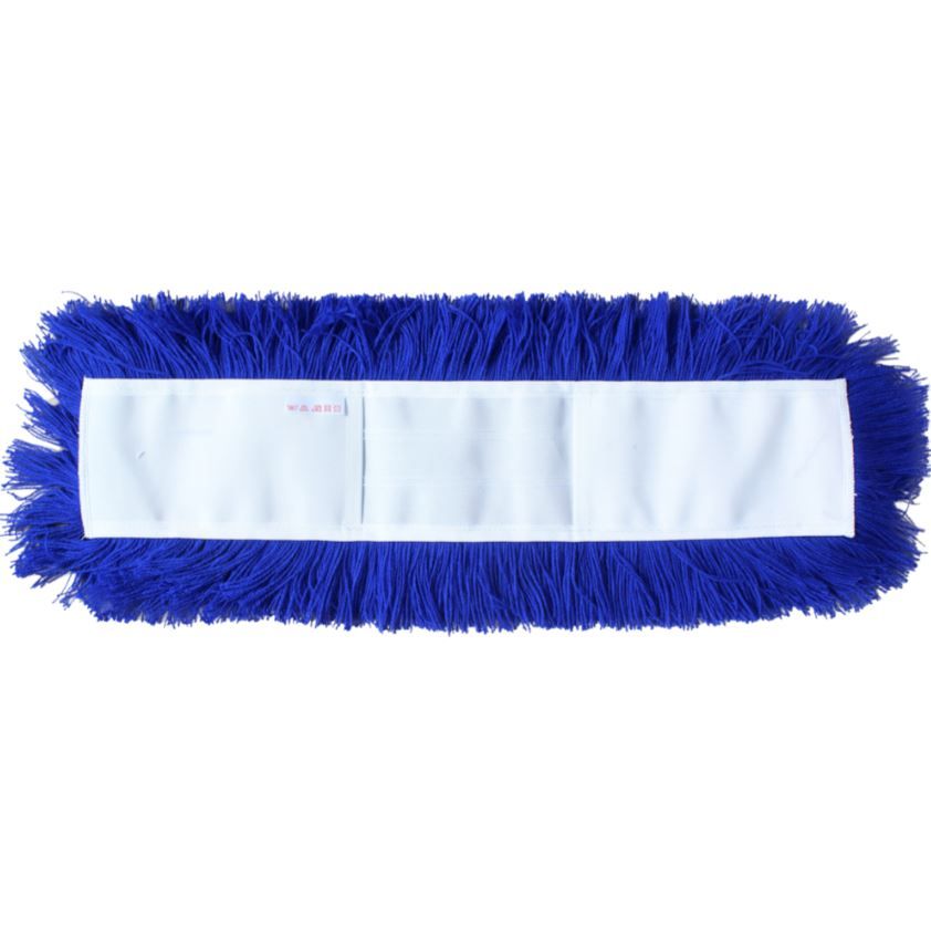 Lommemoppe til mopstativ, blå, akryl, 60 cm, (1 stk.)