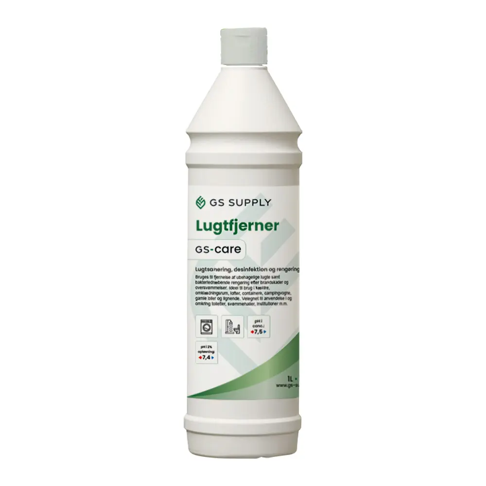 [11497] Lugtfjerner, GS-Care, med duft af papaya, proff, 1L, (1 stk.)