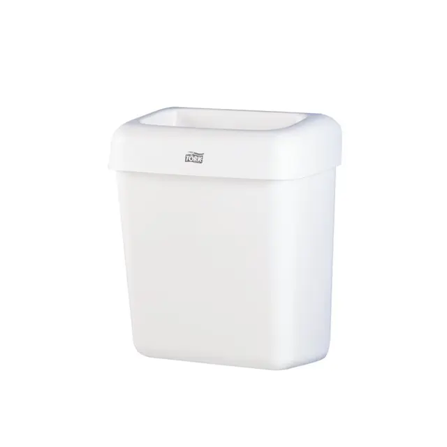 [11552] 20L Tork affaldsspand, 25x32x35cm, hvid, B2, 226100, (1 stk.)