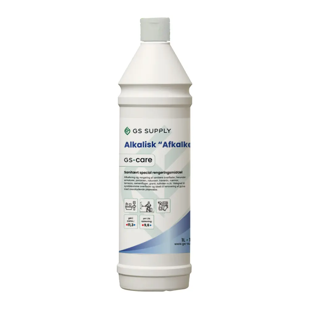 [11505] Alkalisk Afkalker, GS-Care, velegnet til natursten, 1L, (1 stk.)