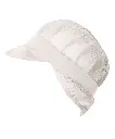 Kasket med net, hvid, 65/35% PES/CO, Kentaur, Onesize, (1 stk.)