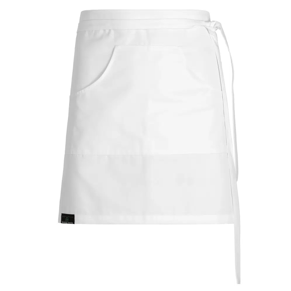 [36064] Forstykke med lommer, hvid, 65/35% PES/CO, Kentaur, Onesize, (1 stk.)