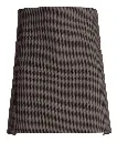 Forstykke, sort/grå pepita, 65/35% PES/CO, Kentaur, Onesize, (1 stk.)