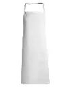 Smækforklæde, hvid, 65/35% PES/CO, Kentaur, Onesize, (1 stk.)