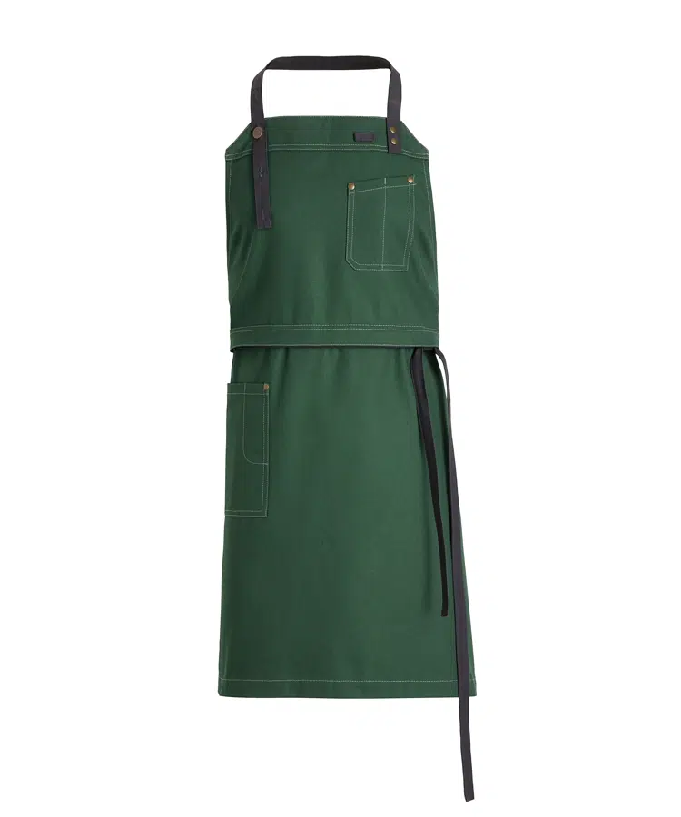 Raw smækforklæde, flaskegrøn, 60/40% CO/PES, Kentaur, Onesize, (1 stk.)