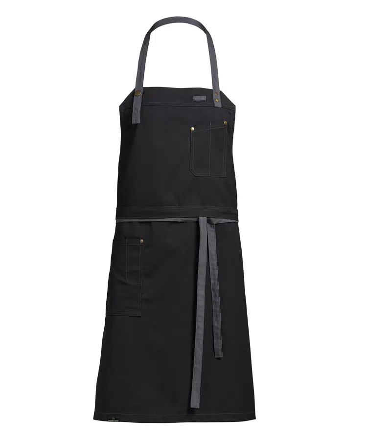 Raw smækforklæde, sort, 65/35% PES/CO, Kentaur, Onesize, (1 stk.)