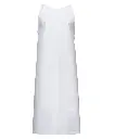 Snap-on forklæde, hvid, 65/35% PES/CO, Kentaur, Onesize, (1 stk.)