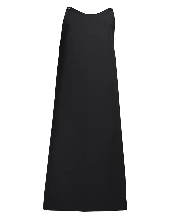 Snap-on forklæde, sort, 65/35% PES/CO, Kentaur, Onesize, (1 stk.)