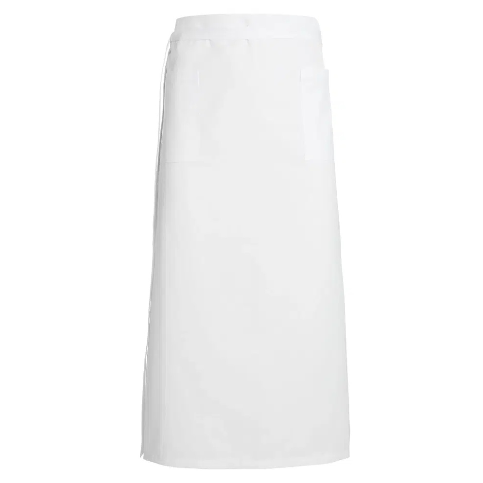 Forstykke med lommer, hvid, 65/35% PES/CO, Kentaur, Onesize, langt, (1 stk.)