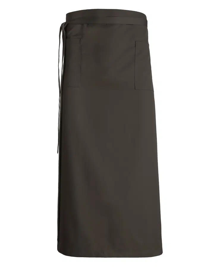 Forstykke med lommer, sort, 65/35% PES/CO, Kentaur, Onesize, langt, (1 stk.)