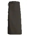 Forstykke med lommer, sort, 65/35% PES/CO, Kentaur, Onesize, langt, (1 stk.)