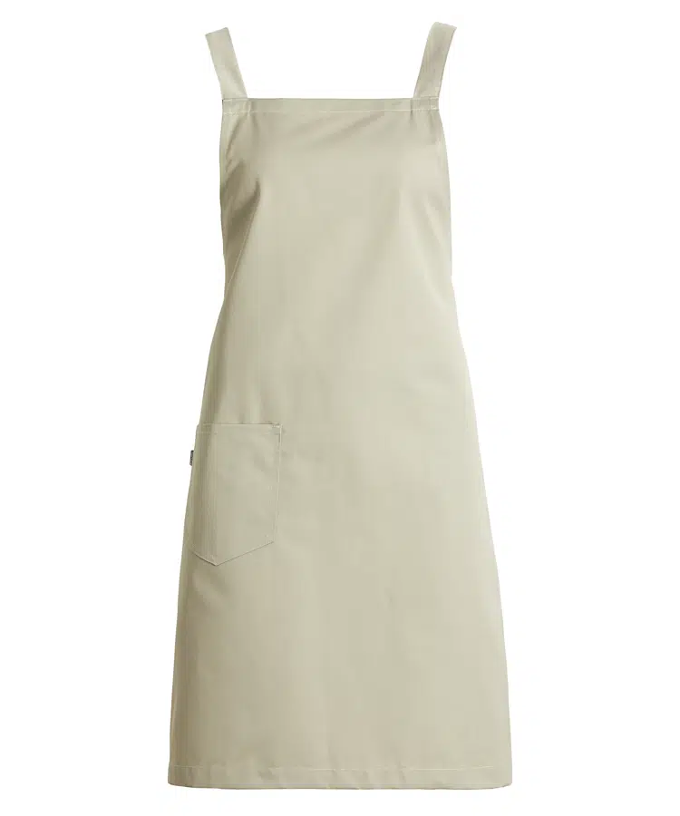 Sandwich forklæde, mørk sand/charcoal, 65/35% PES/CO, Kentaur, Onesize, (1 stk.)