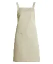Sandwich forklæde, mørk sand/charcoal, 65/35% PES/CO, Kentaur, Onesize, (1 stk.)