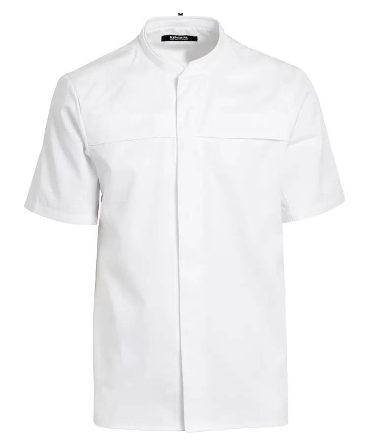 [36274] Gourmetjakke med TENCEL Lyocell, hvid, 50/50% CLY/PES, Kentaur, fra XS til 2XL (1 stk.) (XS)